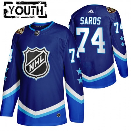 Nashville Predators Hockeydrakt Juuse Saros 74 2022 NHL All-Star Blå Authentic - Barn